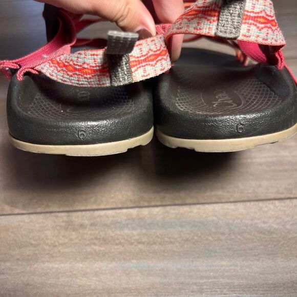 Chaco Pink Pattern Casual Waterproof Sandals Women 6 - Picture 5 of 7